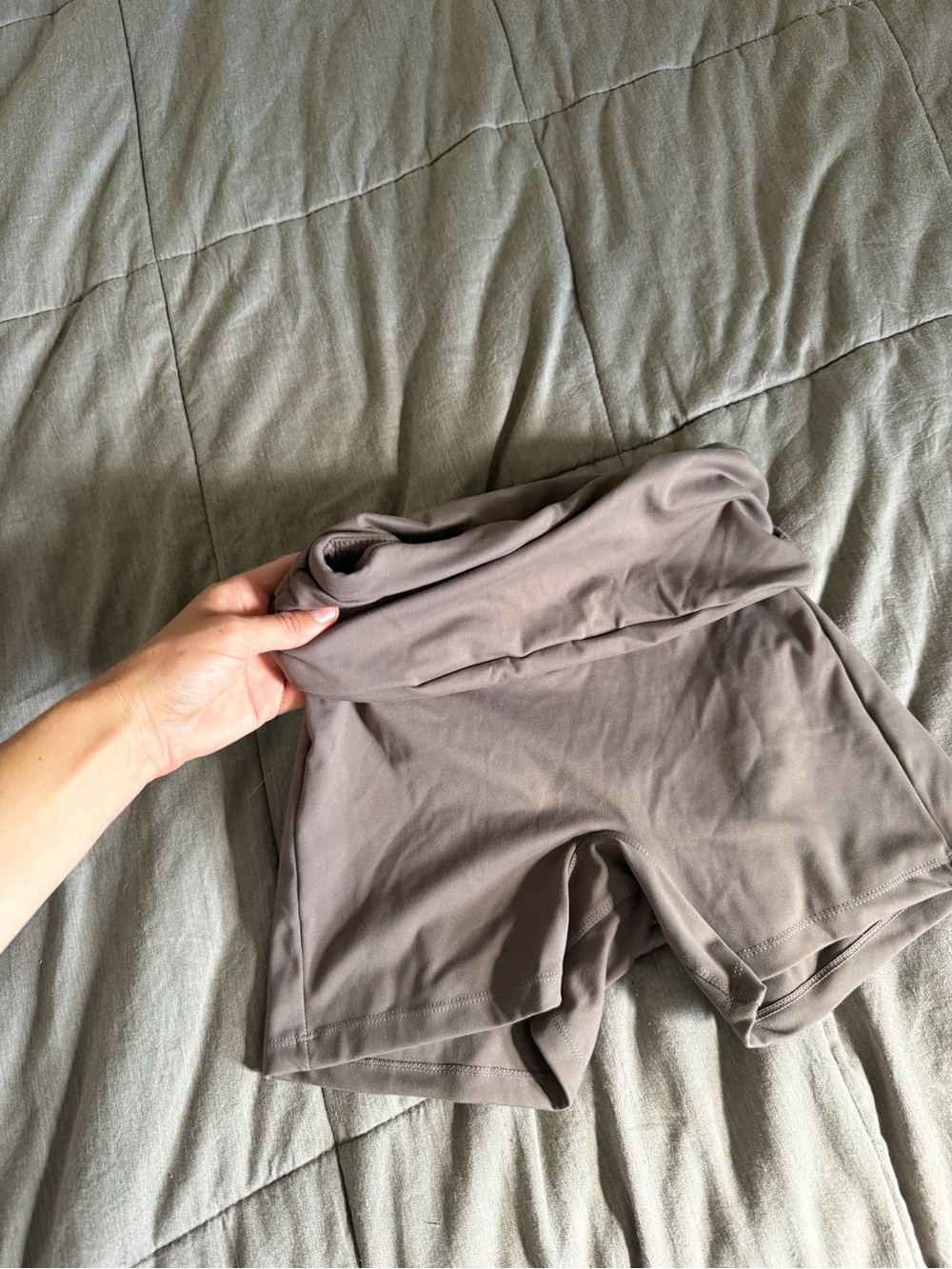 BROWN ACTIVEWEAR SHORTS